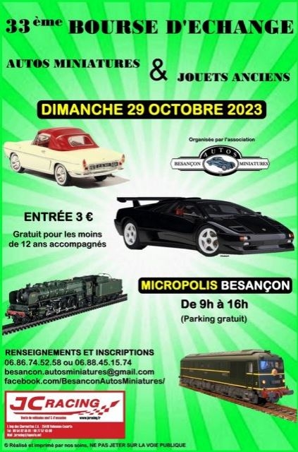 Exposition vente  Autos Miniatures