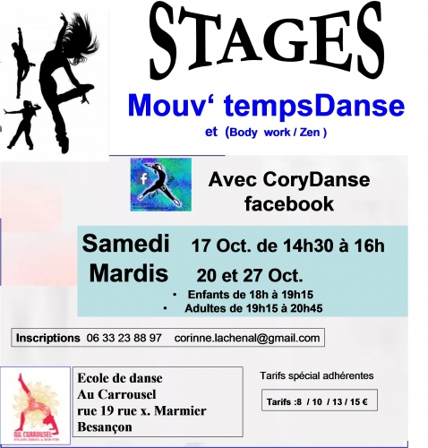 STAGES Mouv'Temps danse  