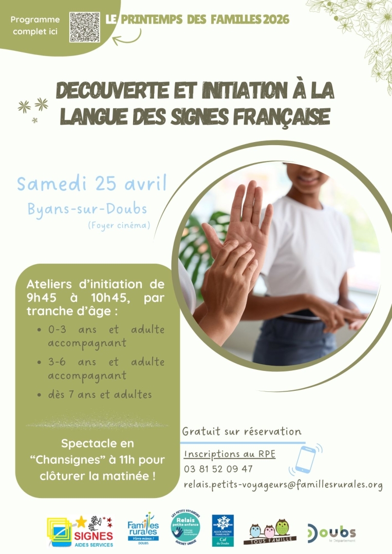 Découverte langue des signes française