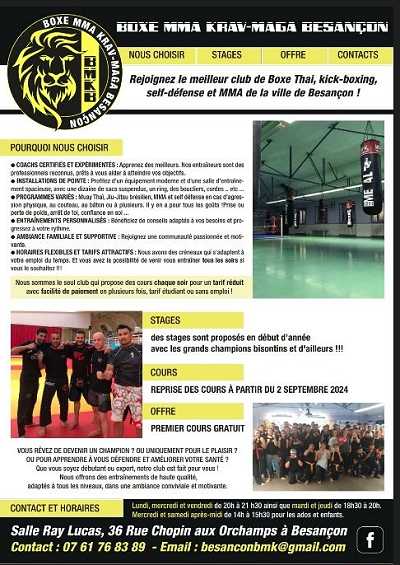 BESANCON FULL SELF DEFENSE - BOXE